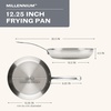 image:imageFarberware Millennium Stainless Steel Stockpot with Lid Induction Ready Compatible with All Cooktops Metal Utensil Safe 8 Quart Dutch Oven Dishwasher Safe  Stainless SteelSkillet 1225