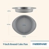 image:imageFarberware Nonstick Bakeware 9Inch Round Cake Pan GrayGray