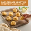 image:imageFarberware Nonstick Bakeware Nonstick Cookie Sheet  Baking Sheet  11 Inch x 17 Inch Gray10 x 15