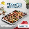 image:imageFarberware Nonstick Bakeware Nonstick Cookie Sheet  Baking Sheet  11 Inch x 17 Inch Gray11 x 17 1 piece