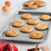 image:imageFarberware Nonstick Bakeware Nonstick Cookie Sheet  Baking Sheet  11 Inch x 17 Inch Gray3Piece Set