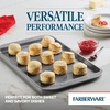 image:imageFarberware Nonstick Bakeware Nonstick Cookie Sheet  Baking Sheet  11 Inch x 17 Inch Gray3Piece Set