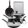 image:imageFarberware Nonstick Cookware Pots and Pans Set 15Piece Cooking UtensilsBlack