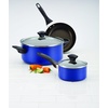 image:imageFarberware Nonstick Cookware Pots and Pans Set 15Piece Cooking UtensilsBlue