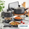 image:imageFarberware Nonstick Cookware Pots and Pans Set 15Piece Cooking UtensilsPewter