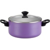 image:imageFarberware Nonstick Cookware Pots and Pans Set 15Piece Cooking UtensilsPurple