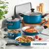 image:imageFarberware Nonstick Cookware Pots and Pans Set 15Piece Cooking UtensilsTeal
