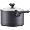 image:imageFarberware Power Base Nonstick CookwarePots and Pan Set 12 Piece  Matte Black