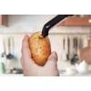 image:imageFarberware Pro Euro Vegetable Peeler with Ergonomic Handle RazorSharp Stainless Steel Blade BuiltIn Bud Remover Dishwasher Safe  Potato Peeler for KitchenBlack
