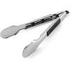 image:imageFarberware Pro Silicone Kitchen Tongs 12 Inch  OneHanded Locking Mechanism Scalloped Grip HeatResistant Stainless Steel Cooking Tongs Dishwasher SafeLocking Tongs  9inch
