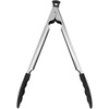 image:imageFarberware Pro Silicone Kitchen Tongs 12 Inch  OneHanded Locking Mechanism Scalloped Grip HeatResistant Stainless Steel Cooking Tongs Dishwasher SafeSilicone Tip Tongs  11Inch