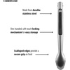 image:imageFarberware Pro Silicone Kitchen Tongs 12 Inch  OneHanded Locking Mechanism Scalloped Grip HeatResistant Stainless Steel Cooking Tongs Dishwasher SafeSteel Head One Hand Lock Tong