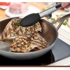 image:imageFarberware Pro Silicone Kitchen Tongs 12 Inch  OneHanded Locking Mechanism Scalloped Grip HeatResistant Stainless Steel Cooking Tongs Dishwasher SafeTipUp Tongs  Black