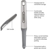 image:imageFarberware Pro Stainless Steel Soft Ice Cream Scoop  Pointed Corners for Easy Serving Long Comfortable Handle Ergonomic Grip Dishwasher Safe amp Durable for Gelato Sorbet Cookie Dough MelonEuro Peeler