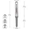image:imageFarberware Pro Stainless Steel Soft Ice Cream Scoop  Pointed Corners for Easy Serving Long Comfortable Handle Ergonomic Grip Dishwasher Safe amp Durable for Gelato Sorbet Cookie Dough MelonEuro Peeler