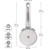 image:imageFarberware Pro Stainless Steel Soft Ice Cream Scoop  Pointed Corners for Easy Serving Long Comfortable Handle Ergonomic Grip Dishwasher Safe amp Durable for Gelato Sorbet Cookie Dough MelonPizza Wheel