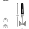 image:imageFarberware Professional DualSided Rigid and Texture Stainless Steel Meat Tenderizer with Comfort Grip Handle Great for Pounding Meat Shellfish Nuts Dishwasher Safe Black