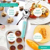 image:imageFarberware Professional Ice Cream Scoop Comfortable Handle Heavy Duty Professional Grade Scooper Get Perfect Shape Scoops Great for Spooning Frozen Hard Gelato and Sorbet Cookie Dough MelonAqua