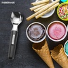 image:imageFarberware Professional Ice Cream Scoop Comfortable Handle Heavy Duty Professional Grade Scooper Get Perfect Shape Scoops Great for Spooning Frozen Hard Gelato and Sorbet Cookie Dough MelonBlack