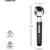 image:imageFarberware Professional Ice Cream Scoop Comfortable Handle Heavy Duty Professional Grade Scooper Get Perfect Shape Scoops Great for Spooning Frozen Hard Gelato and Sorbet Cookie Dough MelonBlack