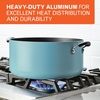 image:imageFarberware Promotional Cookware Aluminum Nonstick Covered Stockpot 105Quart Champagne SilverAqua