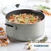 image:imageFarberware Promotional Cookware Aluminum Nonstick Covered Stockpot 105Quart Champagne SilverSilver