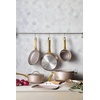 image:imageFarberware Radiant Nonstick CookwarePots and Pan Set with Lids and Prestige Kitchen Cooking Tools Dishwasher Safe 12 Piece Champagne
