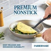 image:imageFarberware Radiant Nonstick CookwarePots and Pan Set with Lids and Prestige Kitchen Cooking Tools Dishwasher Safe 12 Piece Champagne