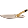 image:imageFarberware Radiant Nonstick Saute Pan with Lid Dishwasher Safe 275 Quart ChampagneGriddle 11Inch