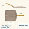 image:imageFarberware Radiant Nonstick Saute Pan with Lid Dishwasher Safe 275 Quart ChampagneGriddle 11Inch