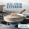 image:imageFarberware Radiant Nonstick Saute Pan with Lid Dishwasher Safe 275 Quart ChampagneSaute Pan 275 Quart