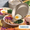 image:imageFarberware Radiant Nonstick Saute Pan with Lid Dishwasher Safe 275 Quart ChampagneSkillet 10Inch