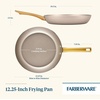 image:imageFarberware Radiant Nonstick Saute Pan with Lid Dishwasher Safe 275 Quart ChampagneSkillet 1225Inch