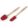 image:imageFarberware Strawberry Pro Mini Silicone Spatulas Set of 2 HeatResistant Kitchen Tools