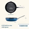image:imageFarberware Style Nonstick Cookware Frying PanSkillet with Pour Spouts Dishwasher Safe 1125 Inch  BlueBlue