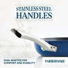 image:imageFarberware Style Nonstick Cookware Frying PanSkillet with Pour Spouts Dishwasher Safe 1125 Inch  BlueBlue