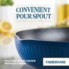 image:imageFarberware Style Nonstick Cookware Frying PanSkillet with Pour Spouts Dishwasher Safe 1125 Inch  BlueBlue
