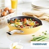 image:imageFarberware Style Nonstick Cookware Frying PanSkillet with Pour Spouts Dishwasher Safe 1125 Inch  BlueYellow