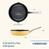 image:imageFarberware Style Nonstick Cookware Frying PanSkillet with Pour Spouts Dishwasher Safe 1125 Inch  BlueYellow