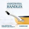 image:imageFarberware Style Nonstick Cookware Frying PanSkillet with Pour Spouts Dishwasher Safe 1125 Inch  BlueYellow