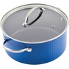 image:imageFarberware Style Nonstick Cookware Pots and Pans Set with Cooking Utensils Dishwasher Safe 10 Piece  YellowBlue