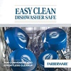 image:imageFarberware Style Nonstick Cookware Saute Pan with Lid Dishwasher Safe 3 Quart  BlueBlue