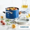 image:imageFarberware Style Nonstick Cookware Saute Pan with Lid Dishwasher Safe 3 Quart  BlueBlue