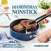 image:imageFarberware Style Nonstick Cookware Saute Pan with Lid Dishwasher Safe 3 Quart  BlueBlue