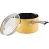image:imageFarberware Style Nonstick Cookware Saute Pan with Lid Dishwasher Safe 3 Quart  BlueYellow