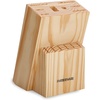 image:imageFarberware Triple Riveted Knife Block Set 15Piece Black Pine High CarbonStainless Steel Blades Ergonomic Handles Includes Natural Pinewood BlockBlack Pine
