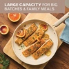 image:imageFarberware TrueCook Ceramic Plus InductionReady Dishwasher Safe 12Piece Cookware Set Steel BlueTaupe