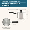 image:imageFarberware TrueCook Stainless Steel Saucepan with Lid 2QuartSaucepan 2 Quart