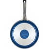 image:imageFarberware Vibrance Ceramic Nonstick Frying PansSkillet Set with Stainless Steel Handle Dishwasher Safe 8 Inch and 10 Inch Open Skillets  SilverBlue