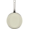 image:imageFarberware Vibrance Ceramic Nonstick Frying PansSkillet Set with Stainless Steel Handle Dishwasher Safe 8 Inch and 10 Inch Open Skillets  SilverSilver